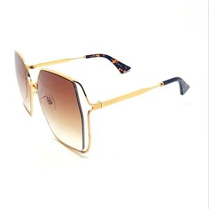 NEW GG0817S Gold Sunglasses